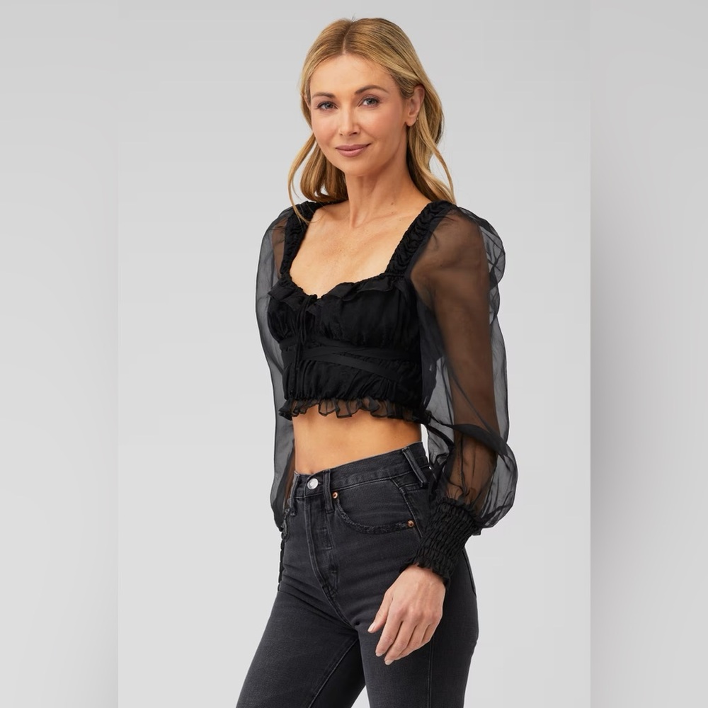 For Love & Lemons GABRIELLE TOP Size XS NWT